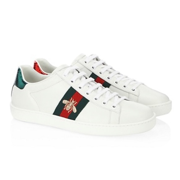 Authentic Gucci Ace Sneakers with Bee - Picture 8 of 12